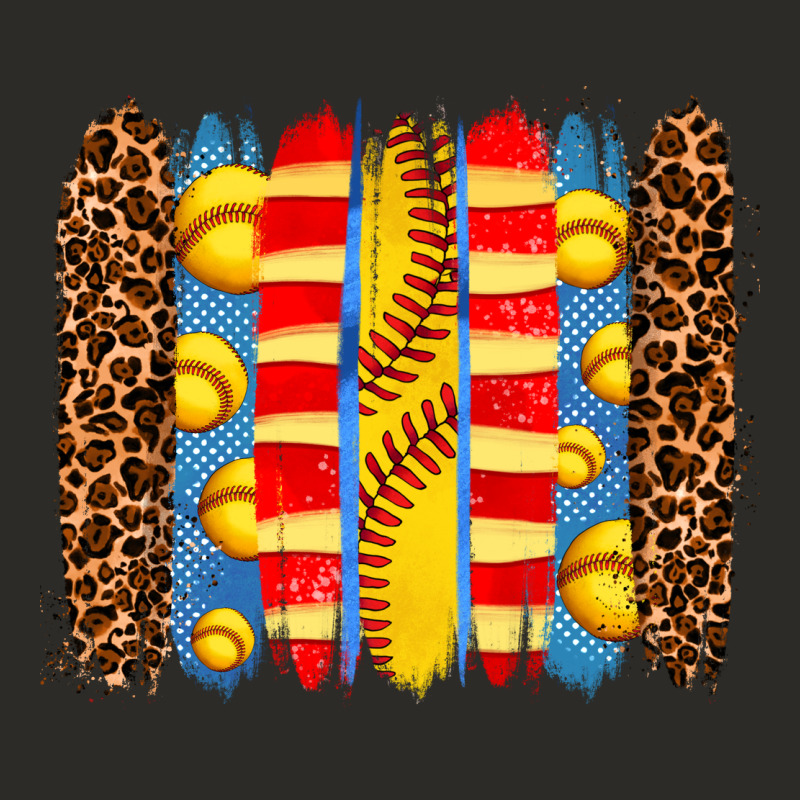 Softball  Brushstrokes Heavy Core Tee by AdoDesignShop | Teevron
