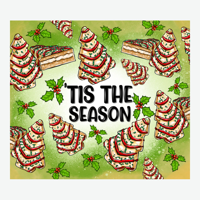 Tis The Season Christmas Tree Cake Urban Heavy Tee by MaliasSmallBusiness | Teevron