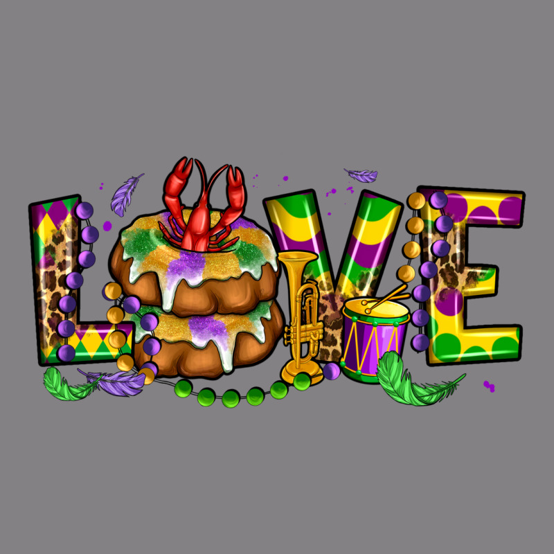 Mardi Gras Love Heavyweight Hoodie by OliviaCreatesArt | Teevron