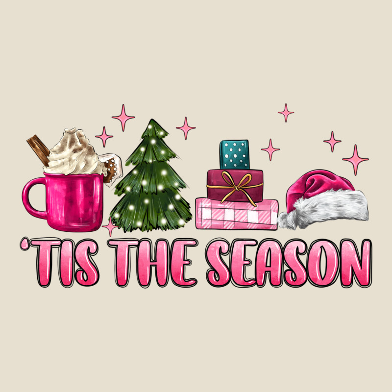 Tis The Season Pink Christmas Urban Heavy Tee by MaliasSmallBusiness | Teevron