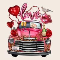 Western Valentines Day Truck Love Bird Letter Premium Sweatshirt | Teevron