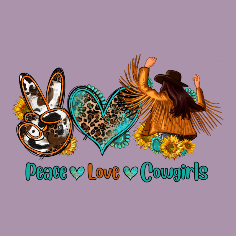Peace Love Cowgirls Heavyweight Hoodie by OliviaCreatesArt | Teevron