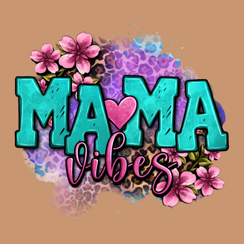 Mama Vibes Floral Heavyweight Hoodie by OliviaCreatesArt | Teevron