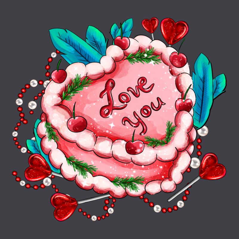 Valentines Day Cakes Olivia Creates Design Heavyweight Hoodie by OliviaCreatesArt | Teevron