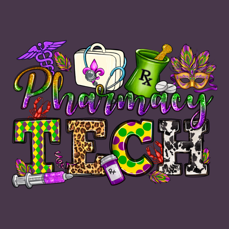 Mardi Gras Pharmacy Tech Heavyweight Hoodie by OliviaCreatesArt | Teevron
