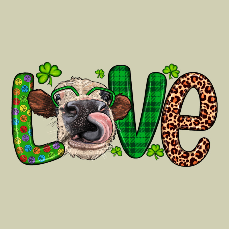 Western St. Patrick's Day Love Cow Heavy Core Tee by Artiststas | Teevron