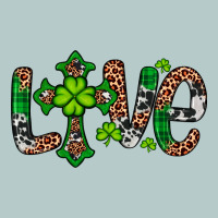 Western St. Patrick's Day Love Cross Heavy Core Tee | Teevron