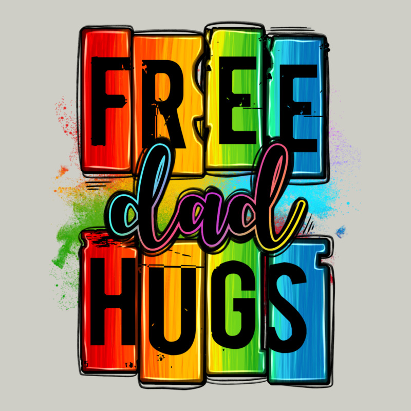 Free Dad Hugs Heavyweight Hoodie by OliviaCreatesArt | Teevron