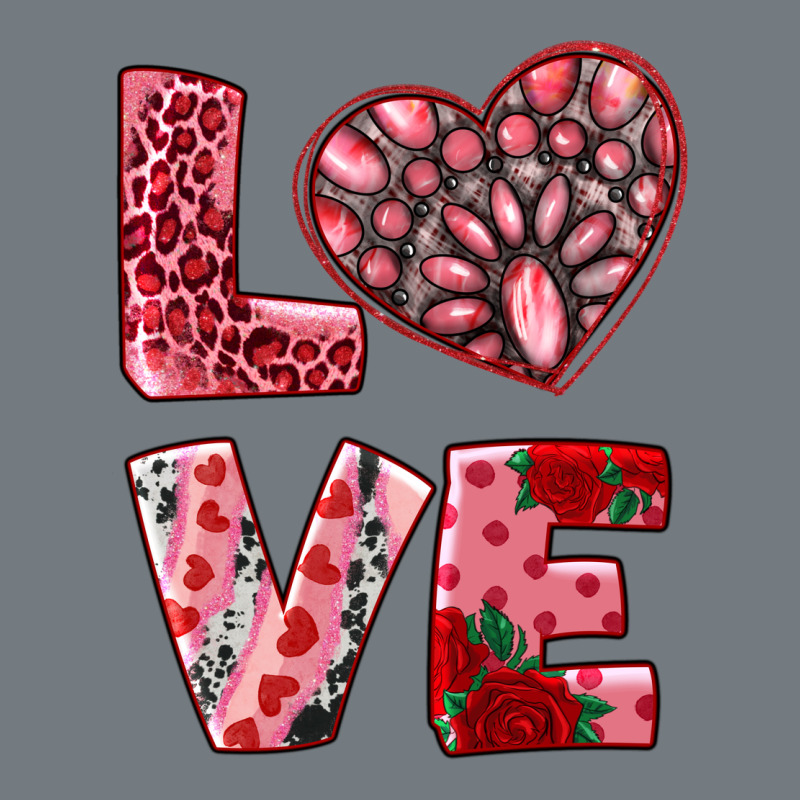 Love  With Pink Gemstone Heavyweight Sweatshirt by RanaPortraitStore | Teevron