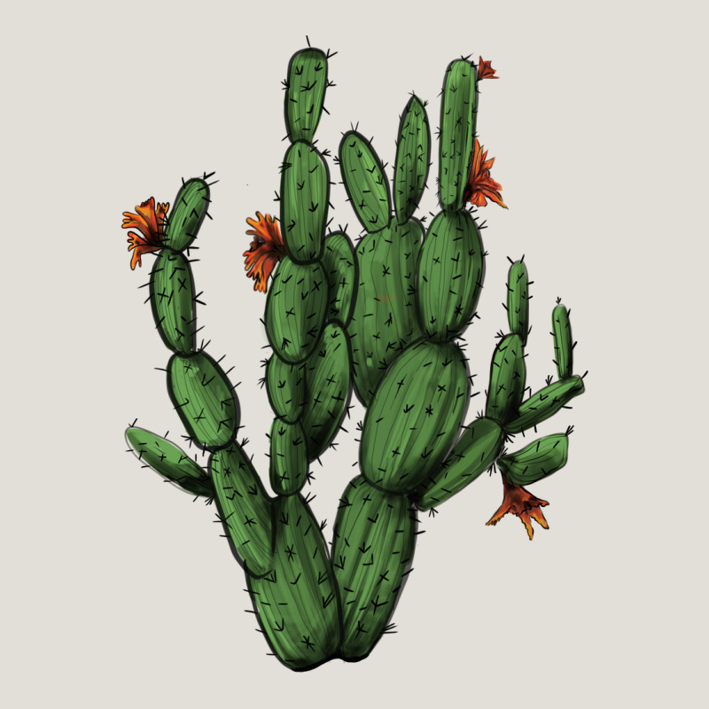 Cactus With Flowers Heavy Core Tee by AdoDesignShop | Teevron