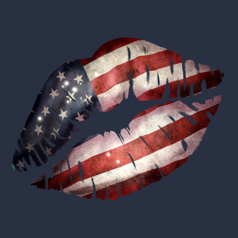 American Flag Lips Heavyweight Sweatshirt by Bettercallsaul | Teevron