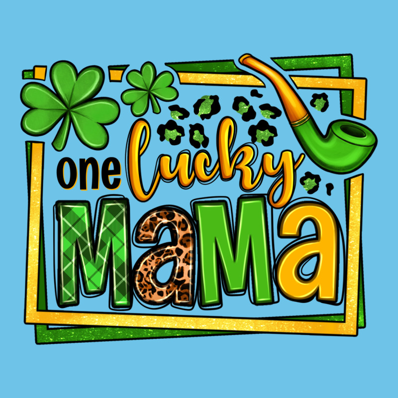 One Lucky Mama St. Patrick's Premium Sweatshirt by OliviaCreatesArt | Teevron