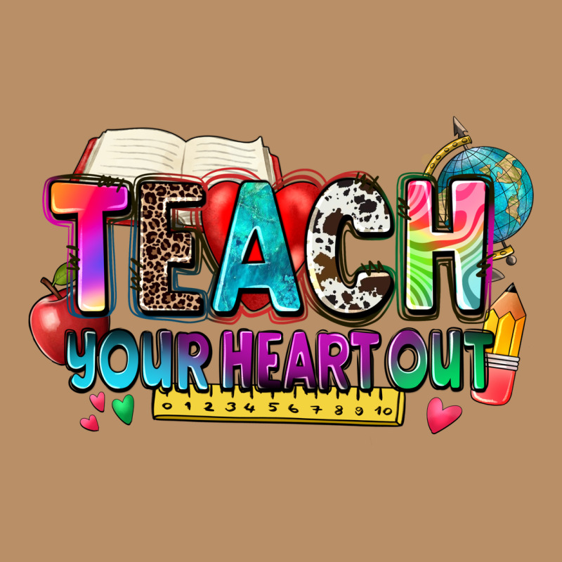 Teach Your Heart Out Vintage Hoodie by NancyCooperArtShop | Teevron