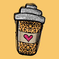 Leopard Glitter Coffee Cup Vintage Hoodie | Teevron
