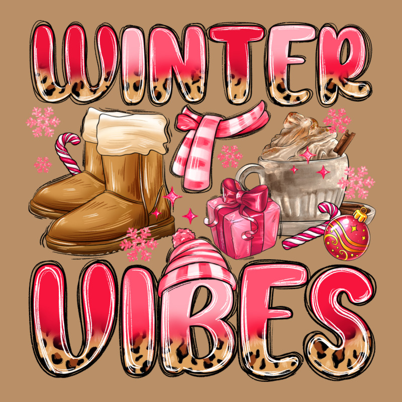 Pink Winter Vibes Vintage Hoodie by MaliasSmallBusiness | Teevron