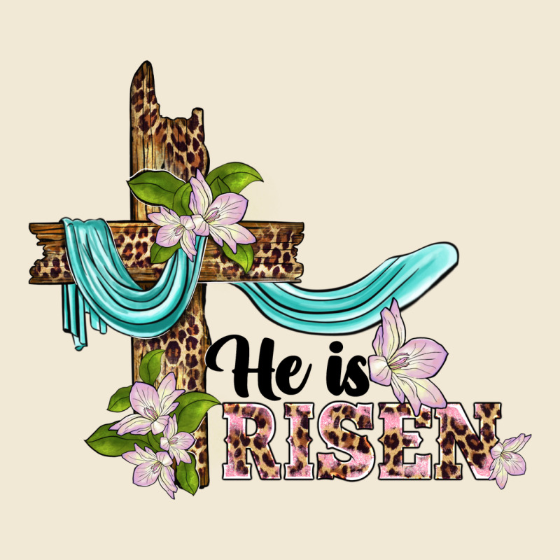 He Is Risen Cross Premium Tee by BarkalooDesign | Teevron