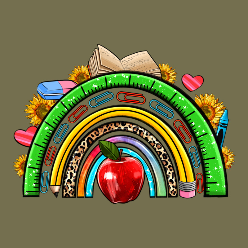 School Rainbow Vintage Hoodie by NancyCooperArtShop | Teevron