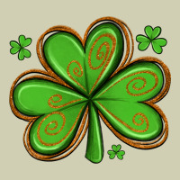 St Patricks Day Shamrock With Glitter Heavy Core Tee | Teevron