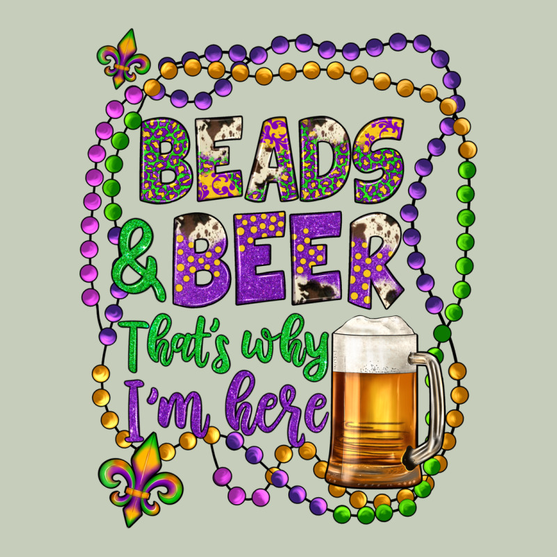 Beads & Beer That's Why I'm Here Ladies Tee by Artiststas | Teevron