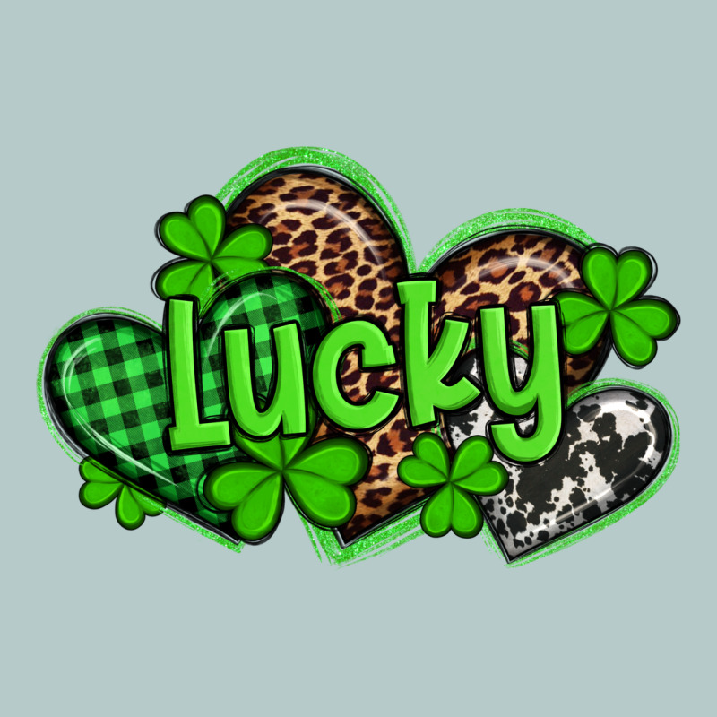 St Patricks Day Lucky Western Hearts Heavy Core Tee by Artiststas | Teevron