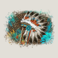 Indian Headress Sunflower Leopard Heavy Core Tee | Teevron