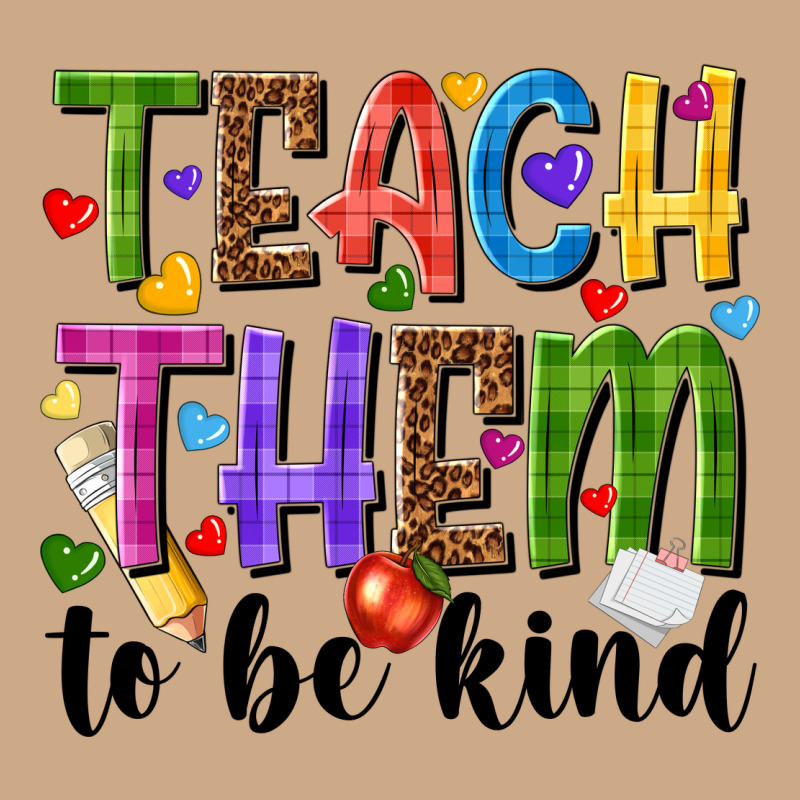 Teach Them To Be Kind Vintage Hoodie by NancyCooperArtShop | Teevron