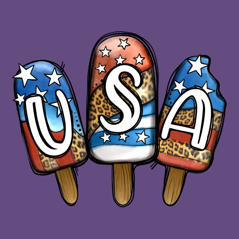 Usa Patriotic Leopard Popsicles Vintage Hoodie by Jasminsmagicworld | Teevron