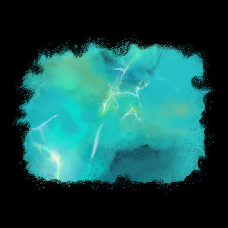 Turquoise Background Heavy Core Tee by AdoDesignShop | Teevron