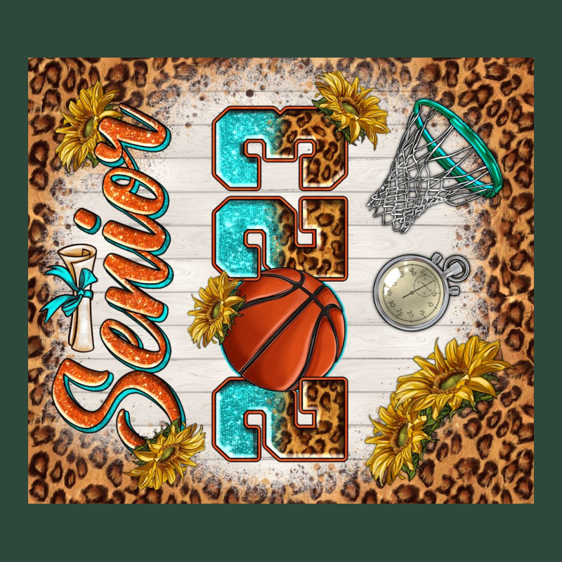 Senior 2023 Basketball Zipper Hoodie by TumblerDesignByShophia | Teevron