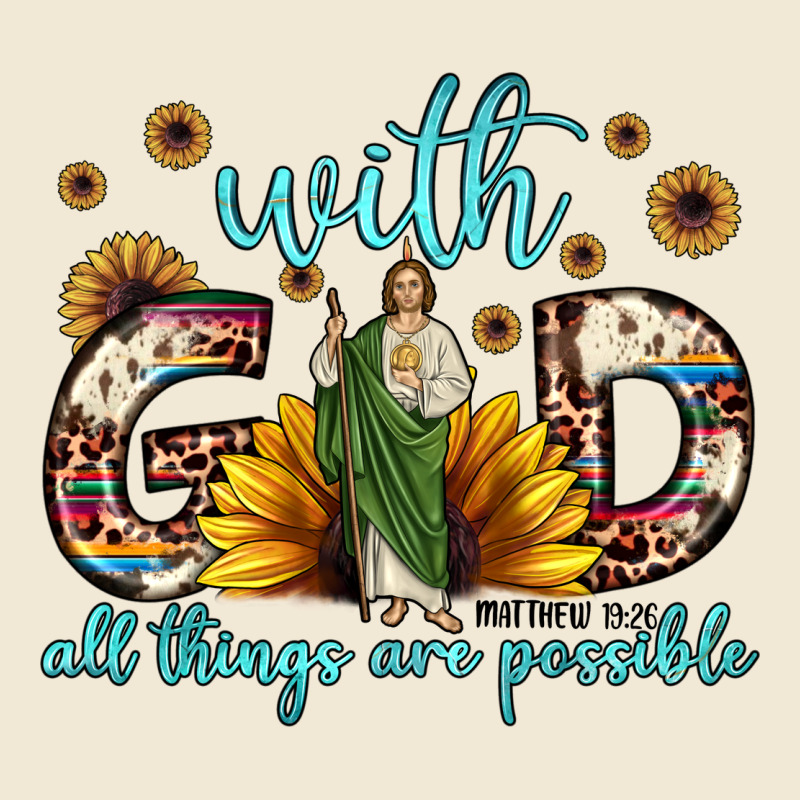 With God All Things Are Possible Matthew 19 26 Premium Tee by JahusDesignShop | Teevron