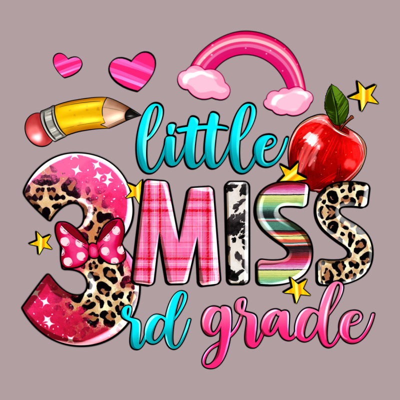 Little Miss Third Grade Vintage Hoodie by NancyCooperArtShop | Teevron