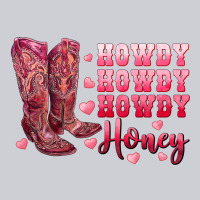 Howdy Howdy Howdy Honey With Cowgirl Boots Heavyweight Sweatshirt | Teevron