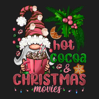 Pink Christmas Hot Cocoa And Christmas Movies Classic Tee | Teevron