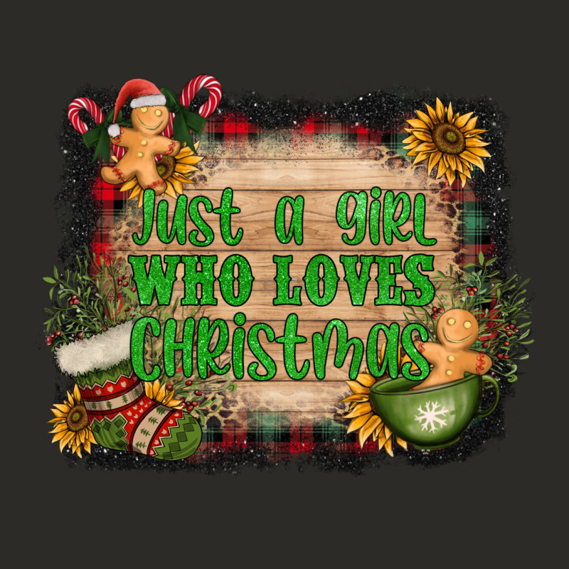 Just A Girl Who Loves Christmas Heavy Core Tee by AdoDesignShop | Teevron