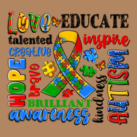 Autism Awareness Typography Long Sleeve Tee | Teevron