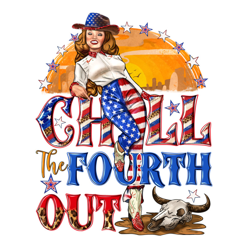 Chill The Fourth Out 4th Of July Premium Tee by NancyCooperArtShop | Teevron