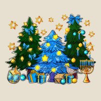 Hannukah Christmas Trees Urban Heavy Tee | Teevron