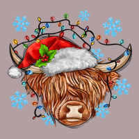 Christmas Cow Vintage Hoodie | Teevron