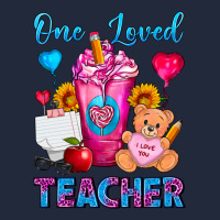 One Loved Teacher Valentines Day Cold Drink Frappe Premium Sweatshirt | Teevron