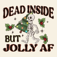Dead Inside But Jolly Af Vintage Tee | Teevron