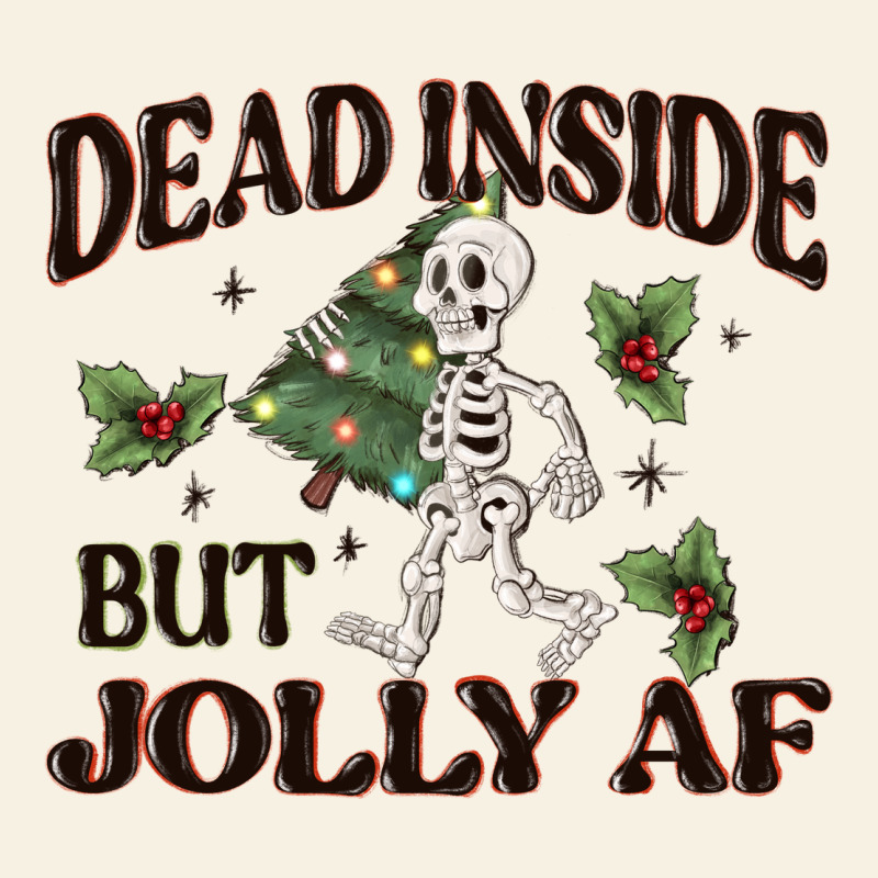 Dead Inside But Jolly Af Vintage Tee by MaliasSmallBusiness | Teevron
