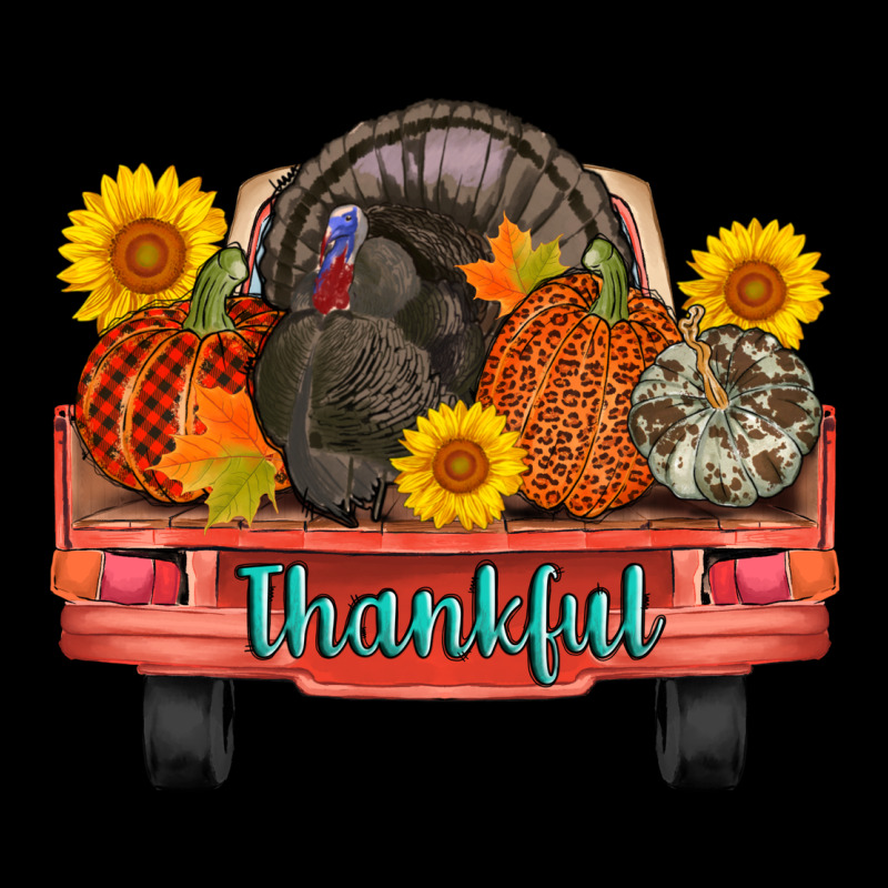 Thankful Turkey Truck Ladies Tee by AdoDesignShop | Teevron
