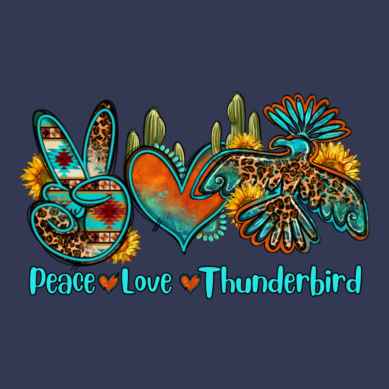 Peace Love Thunderbird Heavyweight Hoodie by OliviaCreatesArt | Teevron