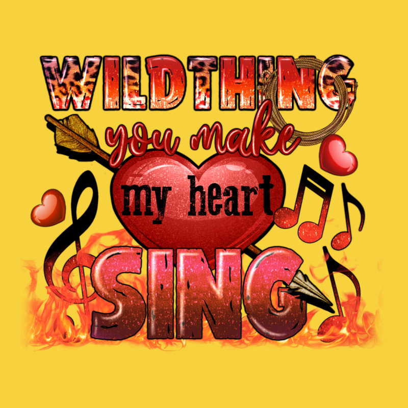 Valentine's Day Wild Thing You Make My Heart Sing Premium Sweatshirt by FaDigitalArtStudio | Teevron