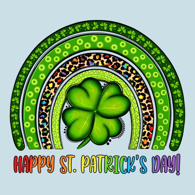 Happy St. Patrick's Day Shamrock Rainbow Ladies Tee by Artiststas | Teevron