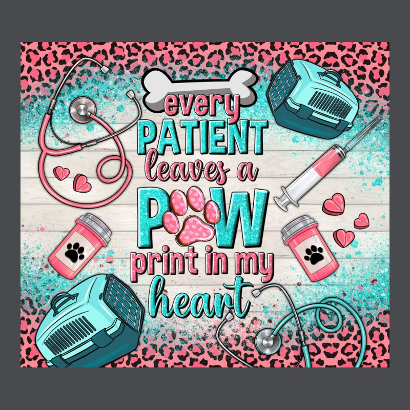 Every Patient Leaves A Paw Print In My Heart Zipper Hoodie by TumblerDesignByShophia | Teevron