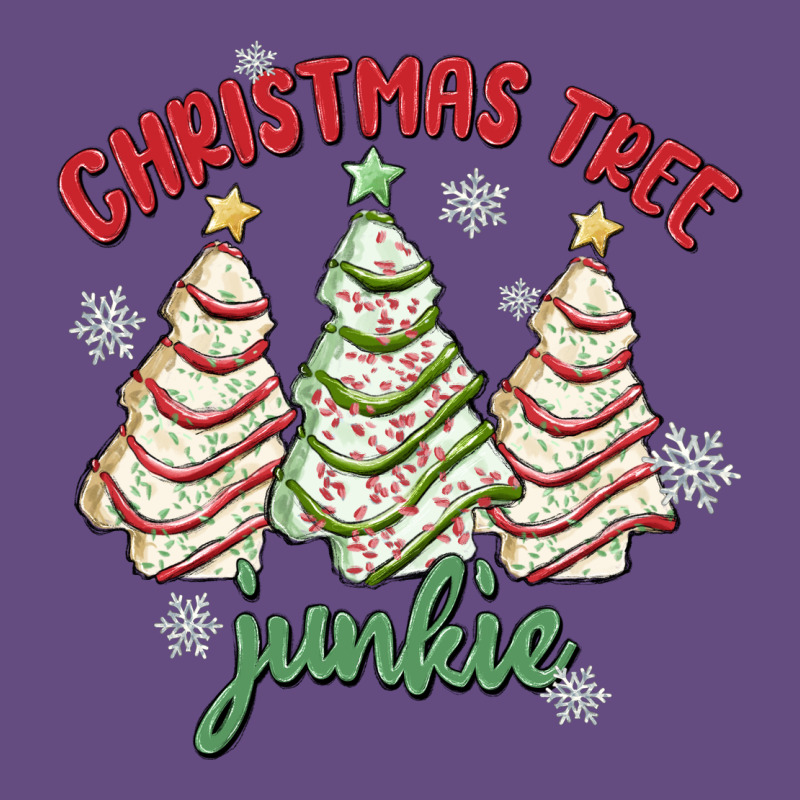 Christmas Tree Junkie Vintage Hoodie by MaliasSmallBusiness | Teevron