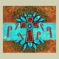 Christmas Cross Gemstone Heavy Core Tee | Teevron