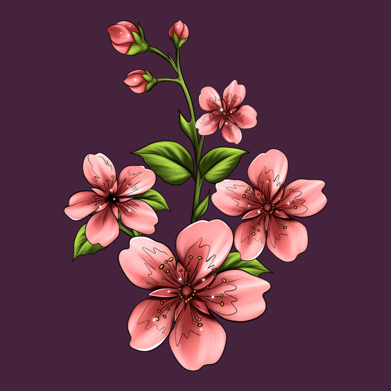 Pink Flowers Hibiscus Premium Tee by Jasminsmagicworld | Teevron