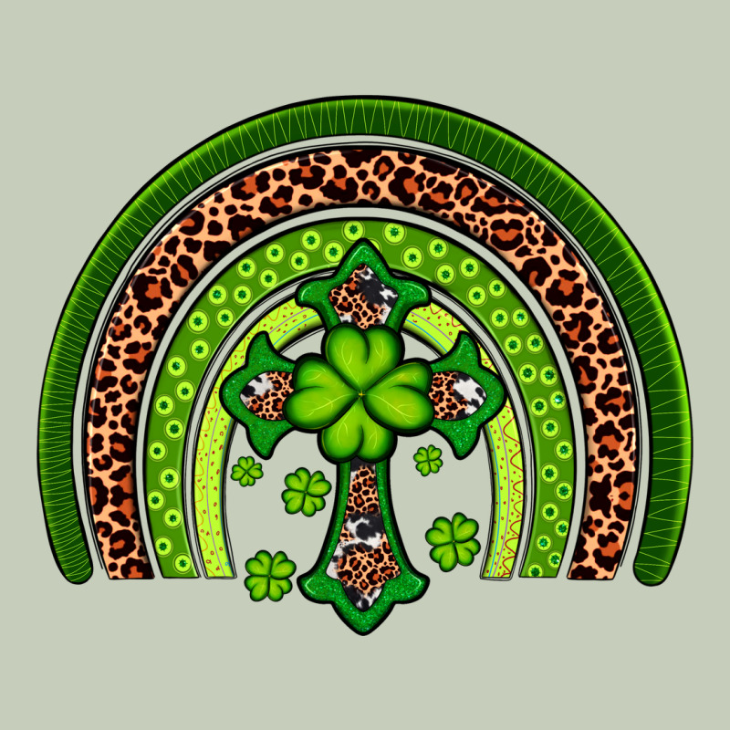 Western Shamrock Cross Rainbow Ladies Tee by Artiststas | Teevron
